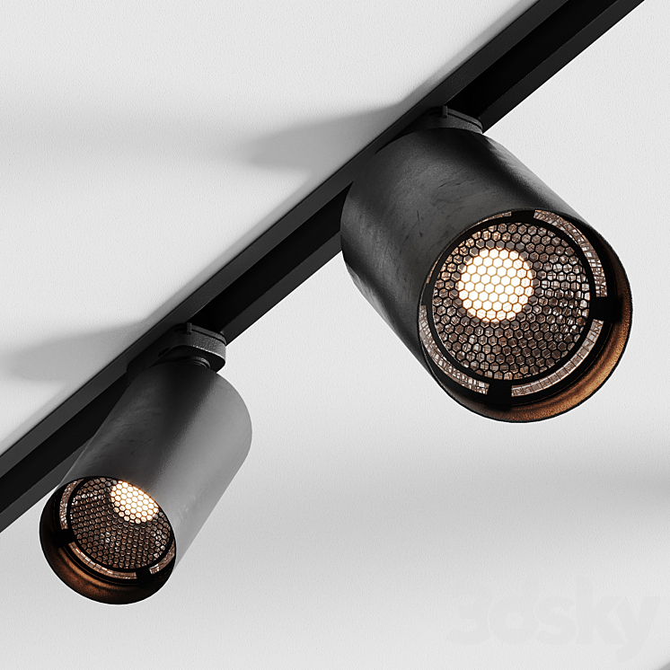 Track lights UNIVERSE 3DS Max - thumbnail 2