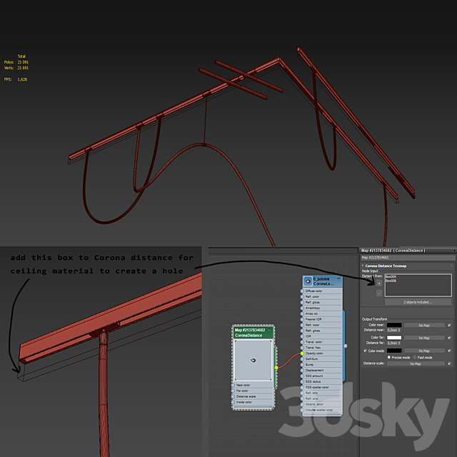 Track system Centersvet FREELIGHT_ TUBE_ LINE 3DS Max Model - thumbnail 5