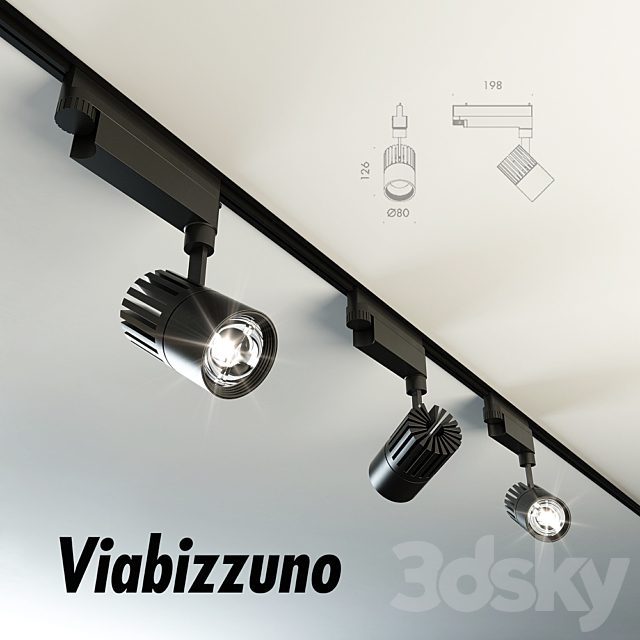 Viabizzuno Eco Track 3DSMax File - thumbnail 1