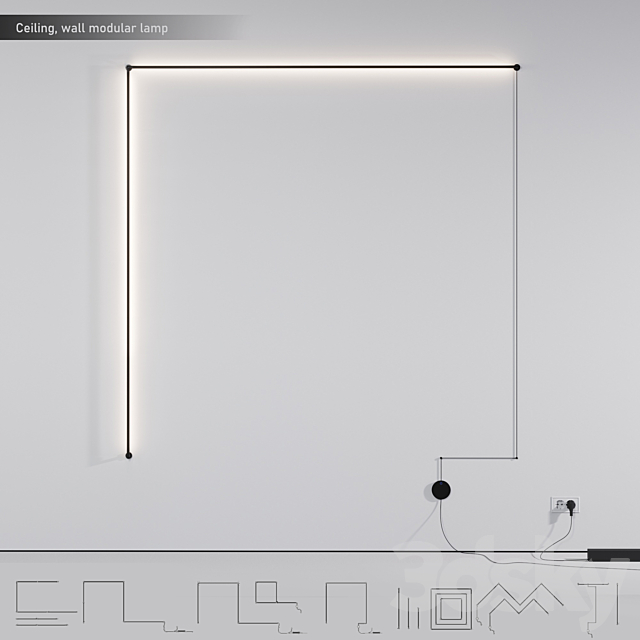 Walllight FI66 3ds Max - thumbnail 1