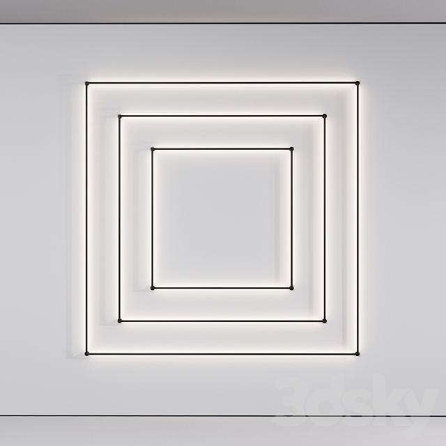 Walllight FI66 3ds Max - thumbnail 3