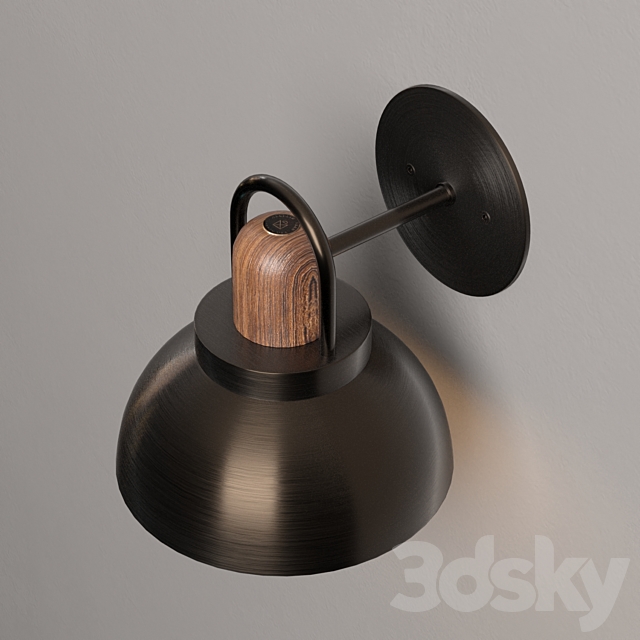 1 Arc Vanity Sconce 3ds Max - thumbnail 3