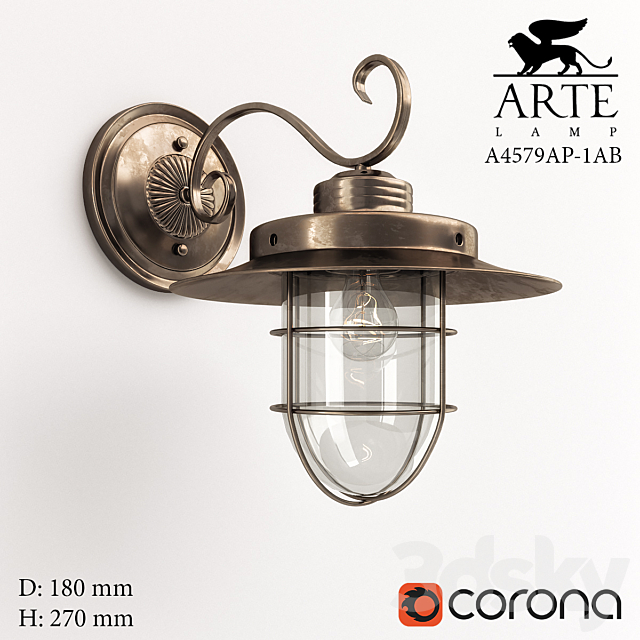 A4579AP-1AB ARTE LAMP 3DSMax File - thumbnail 1