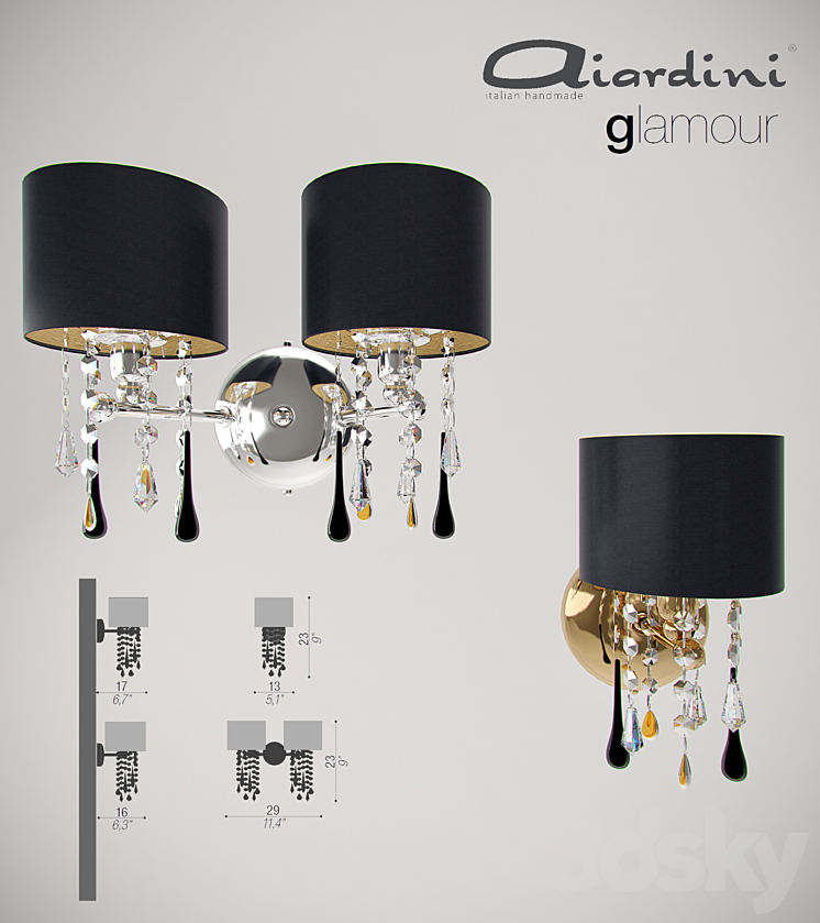 Aiardini Glamour Bra 3DS Max - thumbnail 1