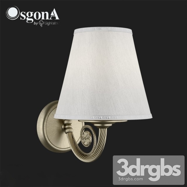 Alfa Roksana Wall Light Lamp 3dsmax Download - thumbnail 1