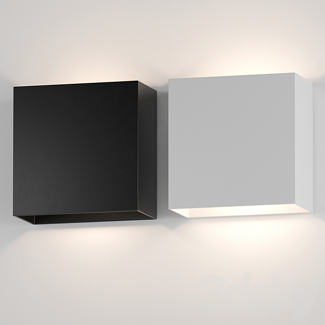 Aliexpress square wall light 013 3DSMax File - thumbnail 1