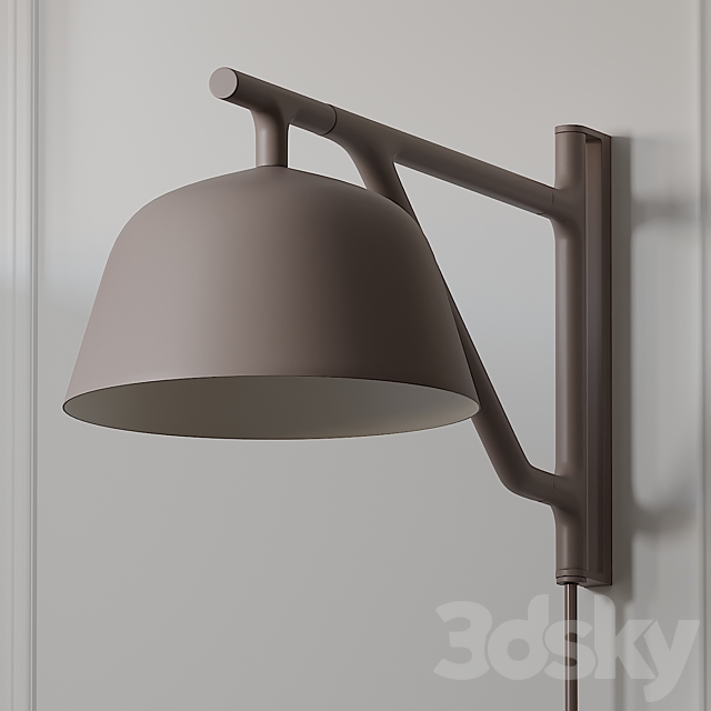 Ambit Wall Sconce by Muuto 4 Colors 3DSMax File - thumbnail 3