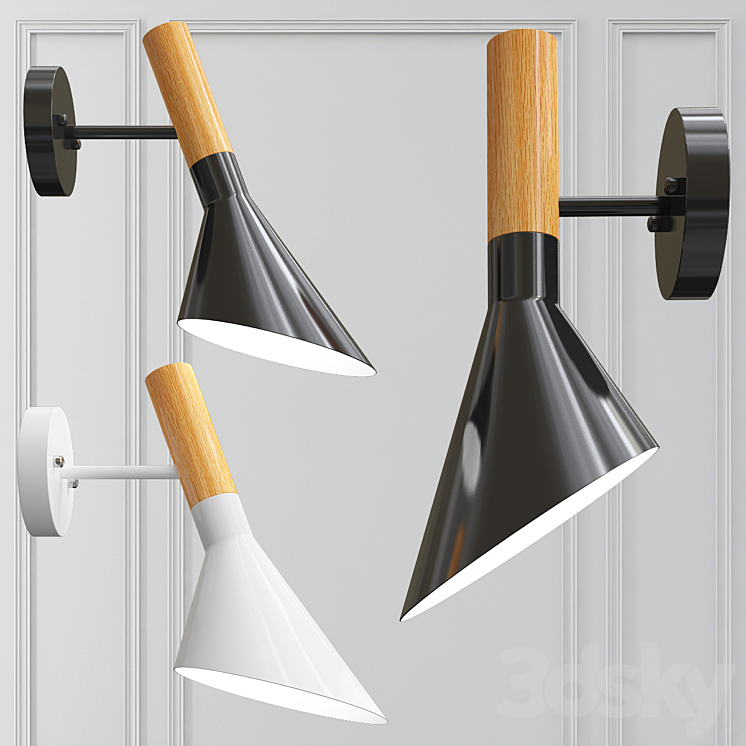 Angle Sconce 3DS Max - thumbnail 1