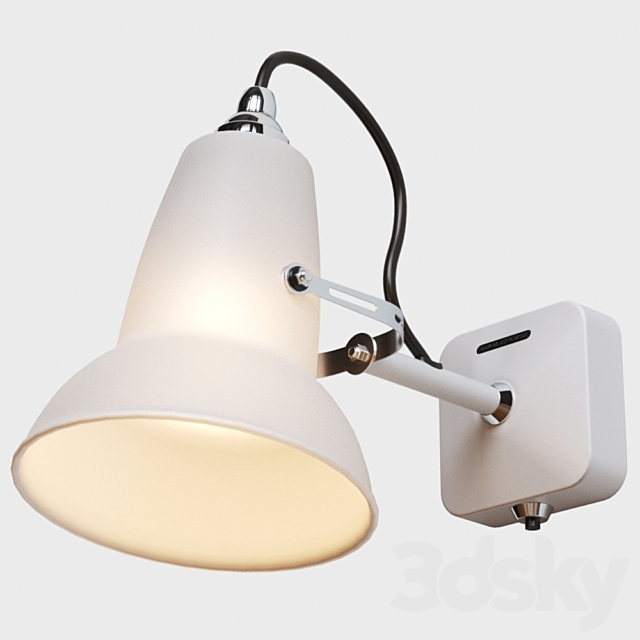 Anglepoise Original 1227 Mini Ceramic Wall Light 3DS Max Model - thumbnail 2