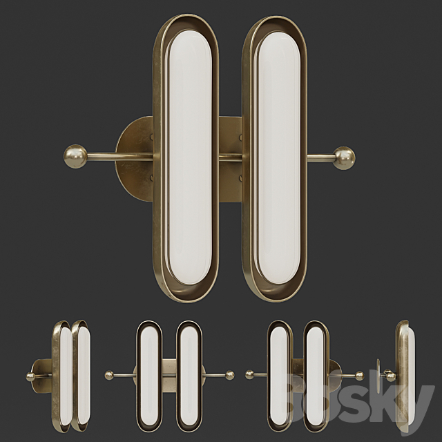 Apparatus Circuit 2 brass 3ds Max - thumbnail 1