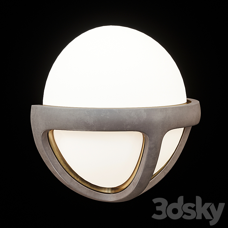 Apparatus Reprise Sconce 3DS Max - thumbnail 2