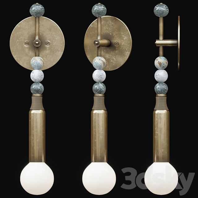 Apparatus Talisman 1 sconce 3ds Max - thumbnail 1