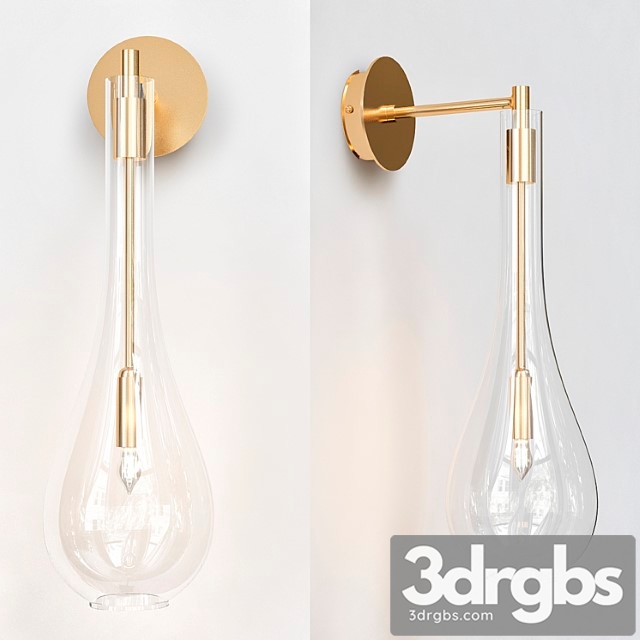 Applique bagno wall lamp 3dsmax Download - thumbnail 1