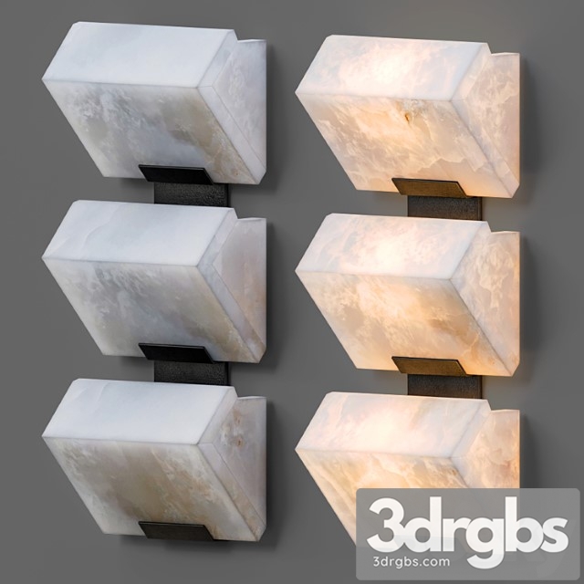 Architectural Pierre Chareau Sconces 3dsmax Download - thumbnail 1