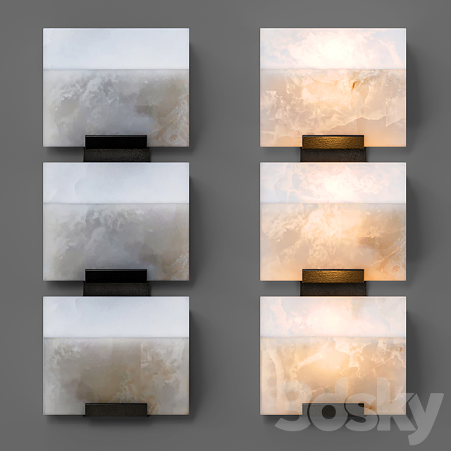 Architectural Pierre Chareau Sconces 3DSMax File - thumbnail 2