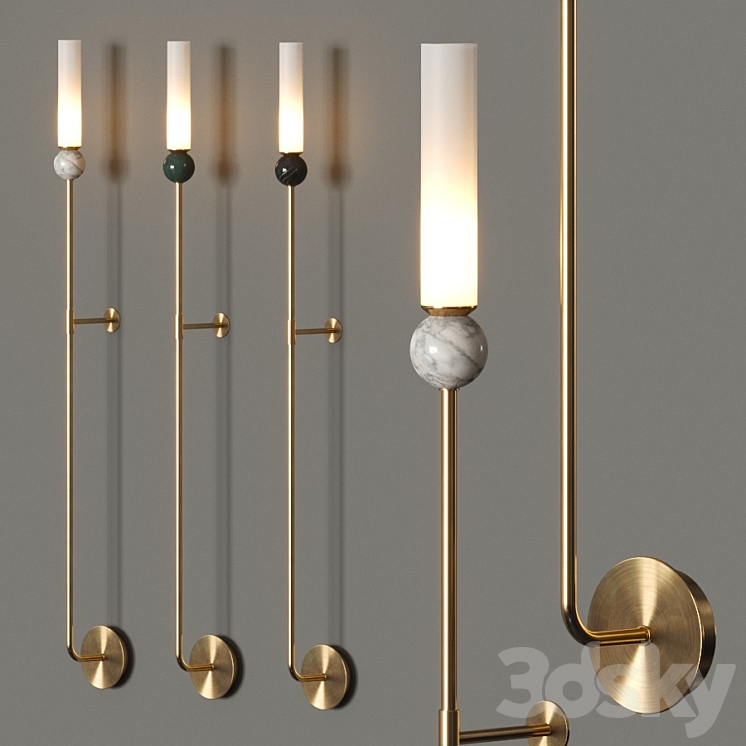 Aromas del Campo Delie L Wall Lamp 3DS Max Model - thumbnail 2