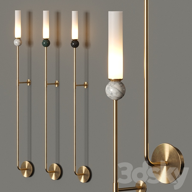 Aromas del Campo Delie L Wall Lamp 3DSMax File - thumbnail 2