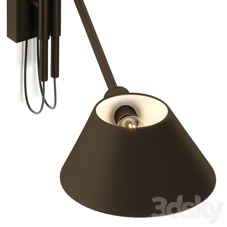 Aromas del Campo Duo Wall Lamp 3DS Max - thumbnail 2