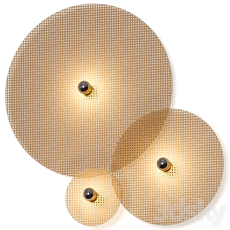 Aromas del Campo Tan Tan Wall Lamps 3DS Max Model - thumbnail 1