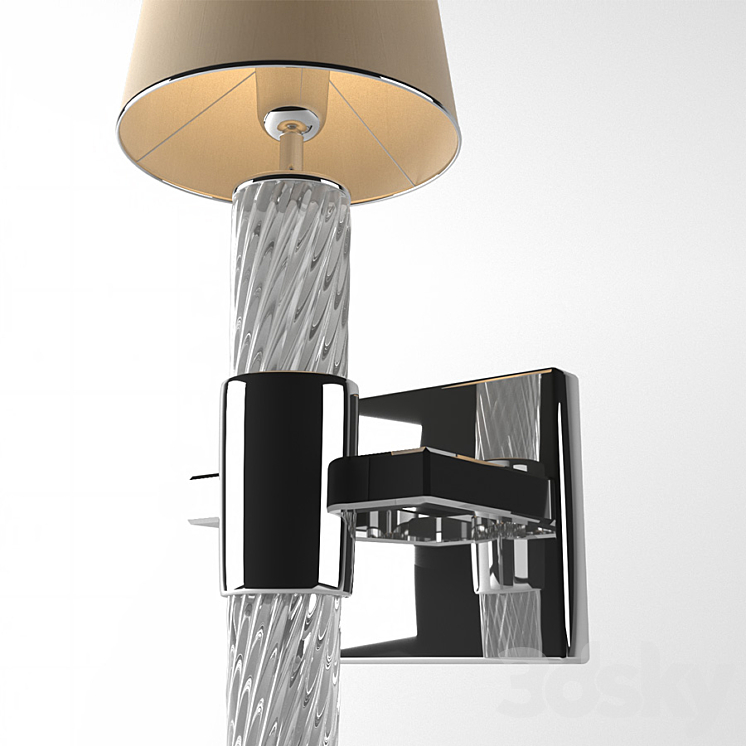 ArtDeco Wall lamp Miriam wall ligth Giorgio Collection 3DS Max - thumbnail 2