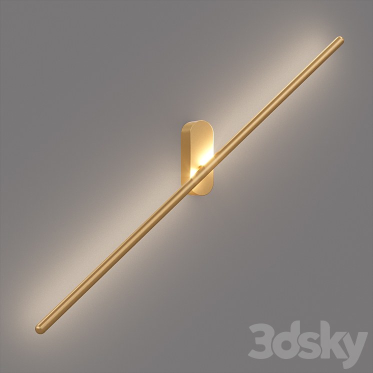 Arte Lamp Prima A2028AP-1BK 3DS Max Model - thumbnail 2