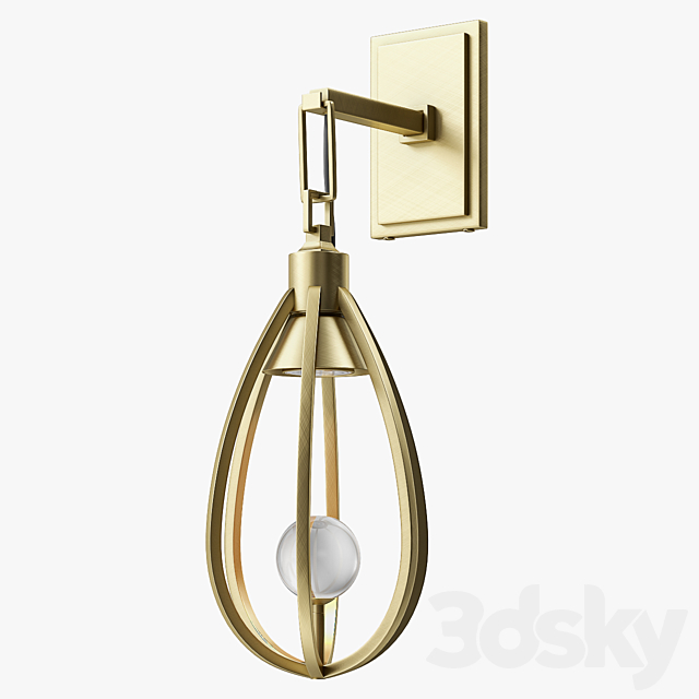 Arteriors Athena Sconce 3DS Max Model - thumbnail 2