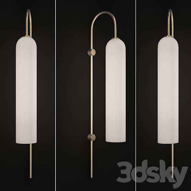 ARTICOLO float Wall Sconce Snow 3DSMax File - thumbnail 1