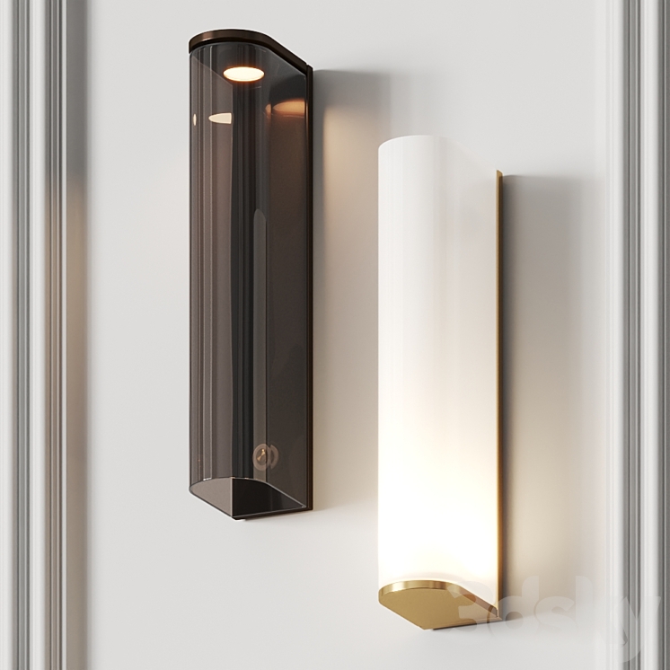 Articolo Lightning Slim Single Wall Lamps 3DS Max - thumbnail 1