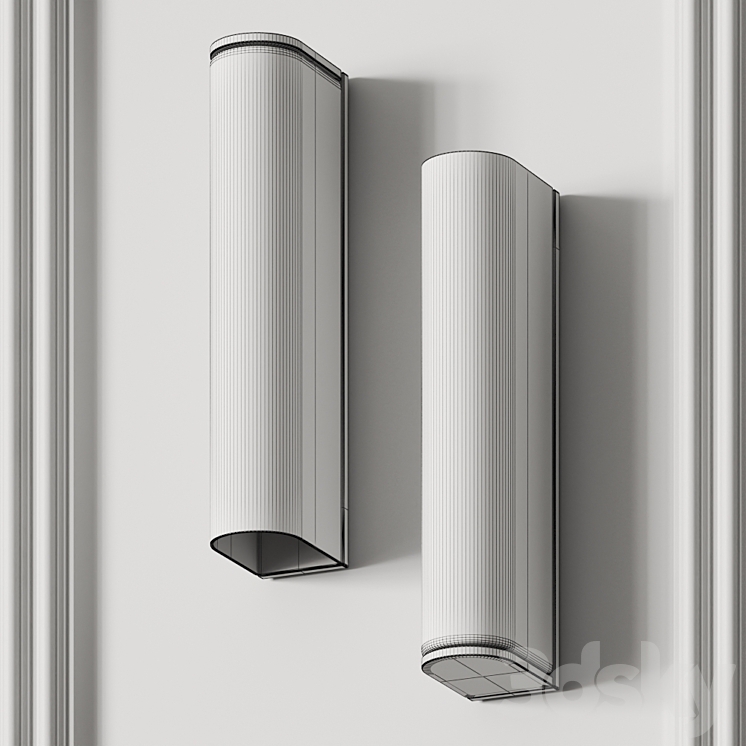 Articolo Lightning Slim Single Wall Lamps 3DS Max - thumbnail 2