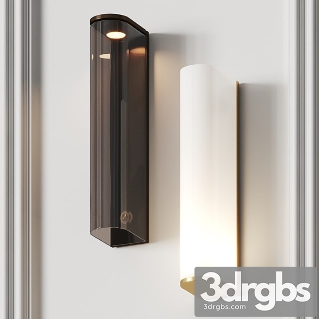 Articolo lightning slim single wall lamps 3dsmax Download - thumbnail 1