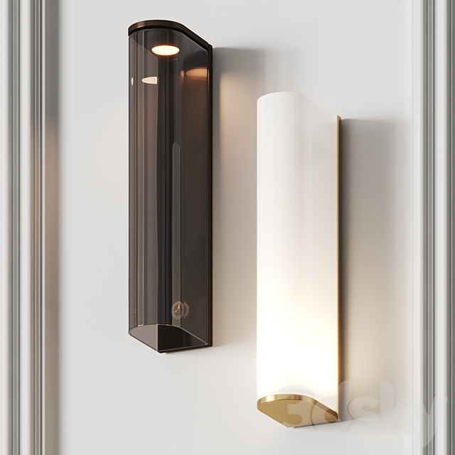 Articolo Lightning Slim Single Wall Lamps 3DSMax File - thumbnail 1