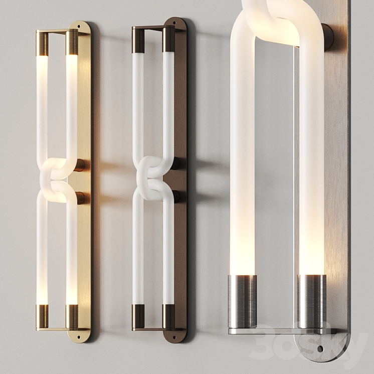 Articolo Loopi Wall Sconce 3DS Max Model - thumbnail 1