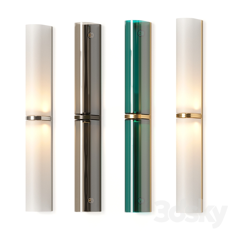 Articolo Slim Double Wall Lamps 3DS Max Model - thumbnail 1