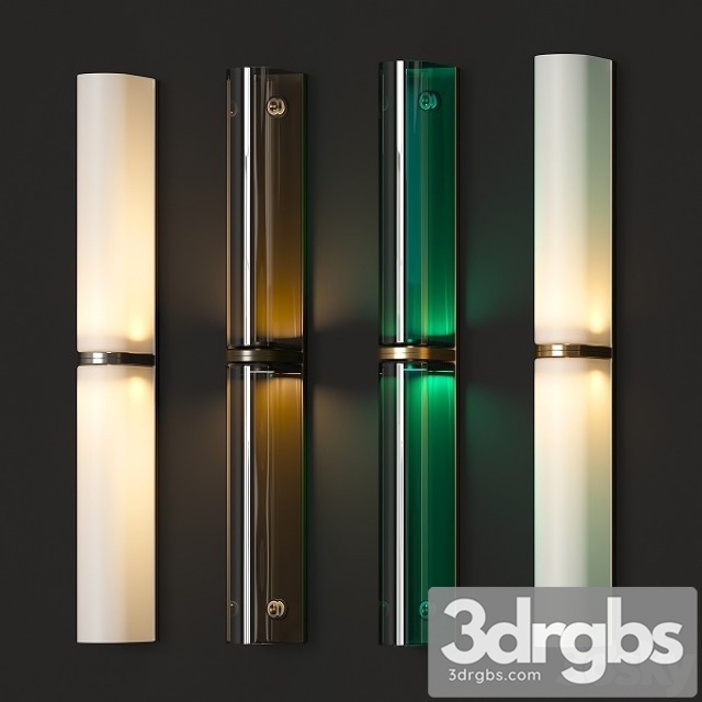 Articolo Slim Double Wall Lamps 3dsmax Download - thumbnail 1