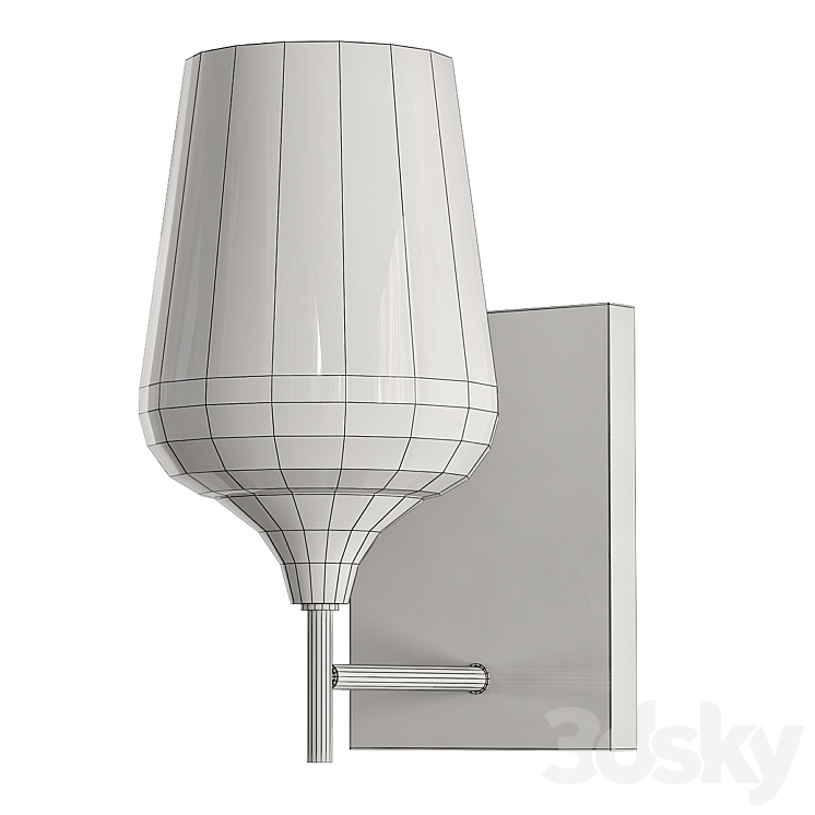 Ashley Bath Sconce 3DS Max Model - thumbnail 2