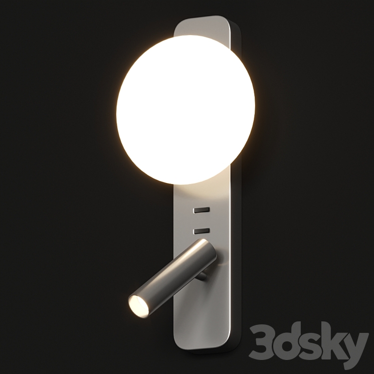 Astro Lighting Zeppo Reader Wall Lamp 3DS Max - thumbnail 2