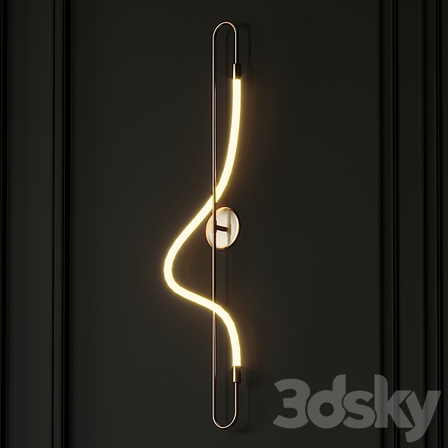 Aura Sconce by Luke Lamp Co 3DS Max Model - thumbnail 2