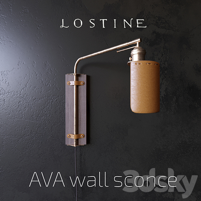 Ava Wall Sconce Sconce 3ds Max - thumbnail 1