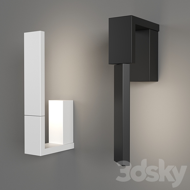 Azzardo Dali wall lamp set (6 sizes 2 colors) 3ds Max - thumbnail 2