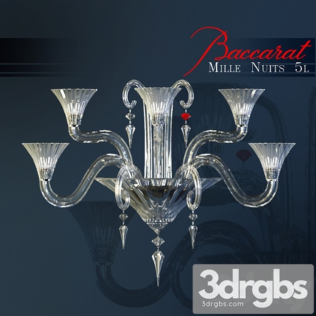 Baccarat Mille Nuits 5l 3dsmax Download - thumbnail 1