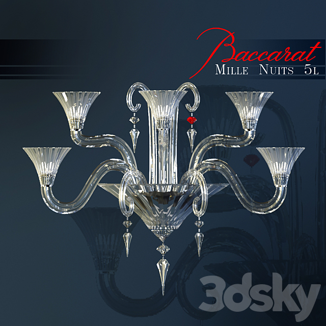 Baccarat – Mille Nuits 5l 3DSMax File - thumbnail 1