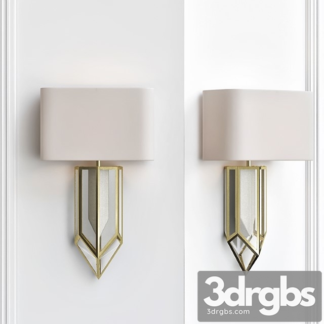 Baker Selenite Sconce 3dsmax Download - thumbnail 1