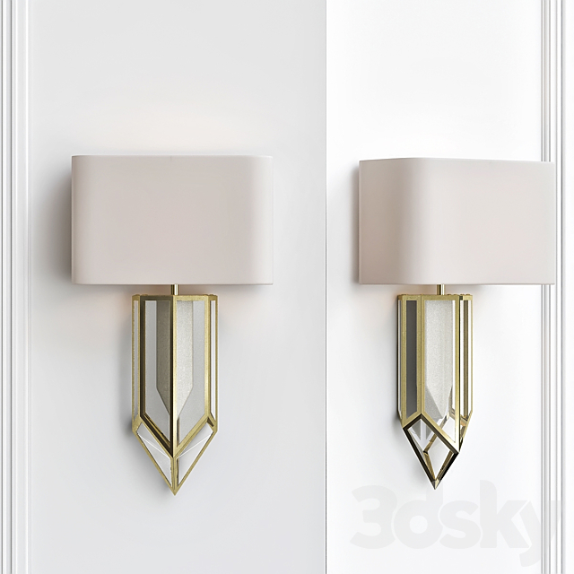 Baker Selenite Sconce 3DSMax File - thumbnail 1