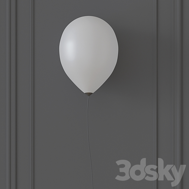 BALLOON Wall lamp By Estiluz 3ds Max - thumbnail 2