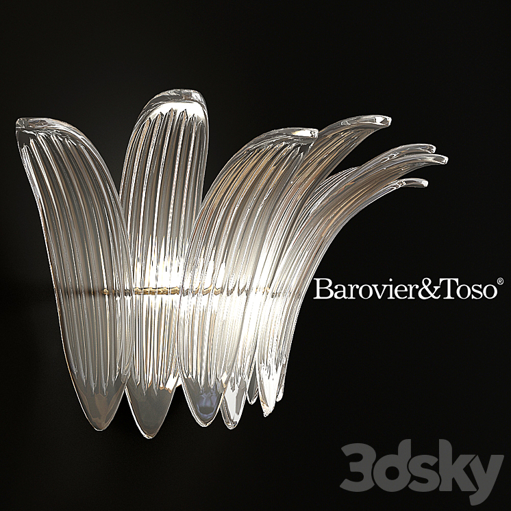 Barovier & toso Palmette bra 3DS Max - thumbnail 2