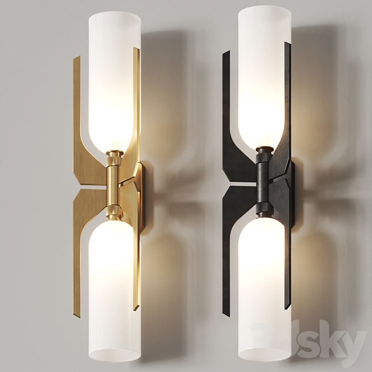 Bert Frank Pennon Wall Lamp 3DS Max Model - thumbnail 1