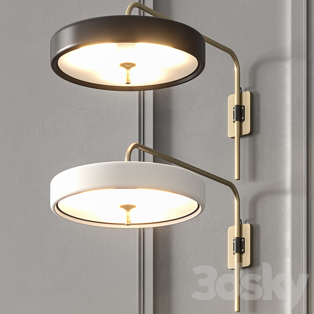 Bert Frank Revolve Sconce 3ds Max - thumbnail 1