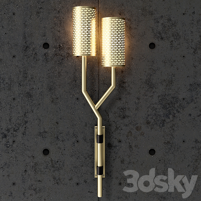 Bert Frank Yew Wall Light 3DSMax File - thumbnail 2