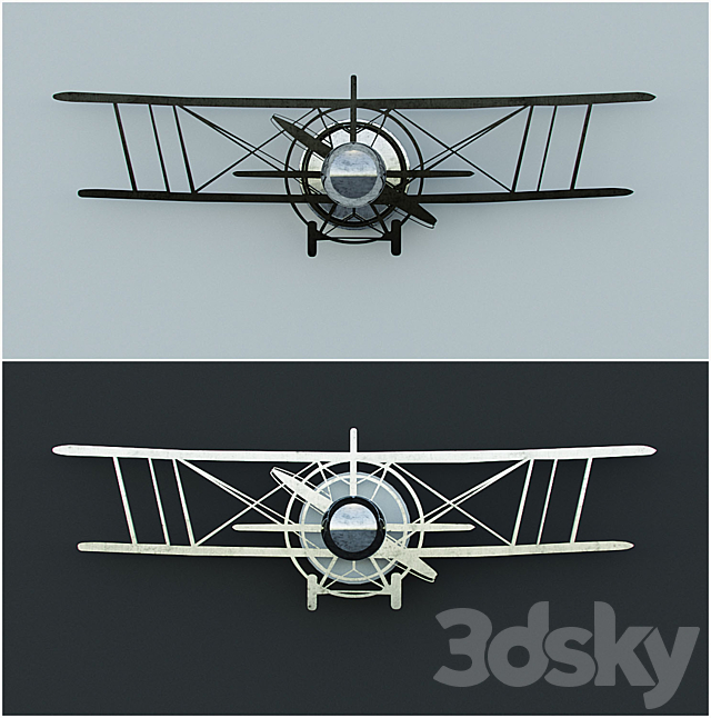 Biplane 3DSMax File - thumbnail 1