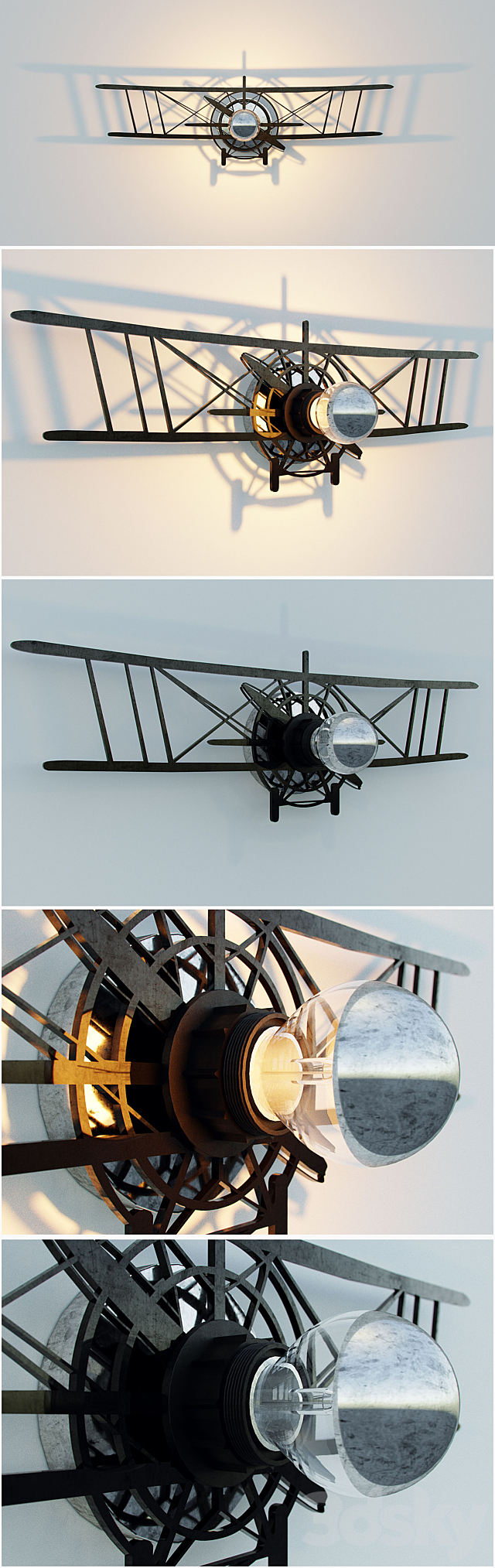 Biplane 3DSMax File - thumbnail 2